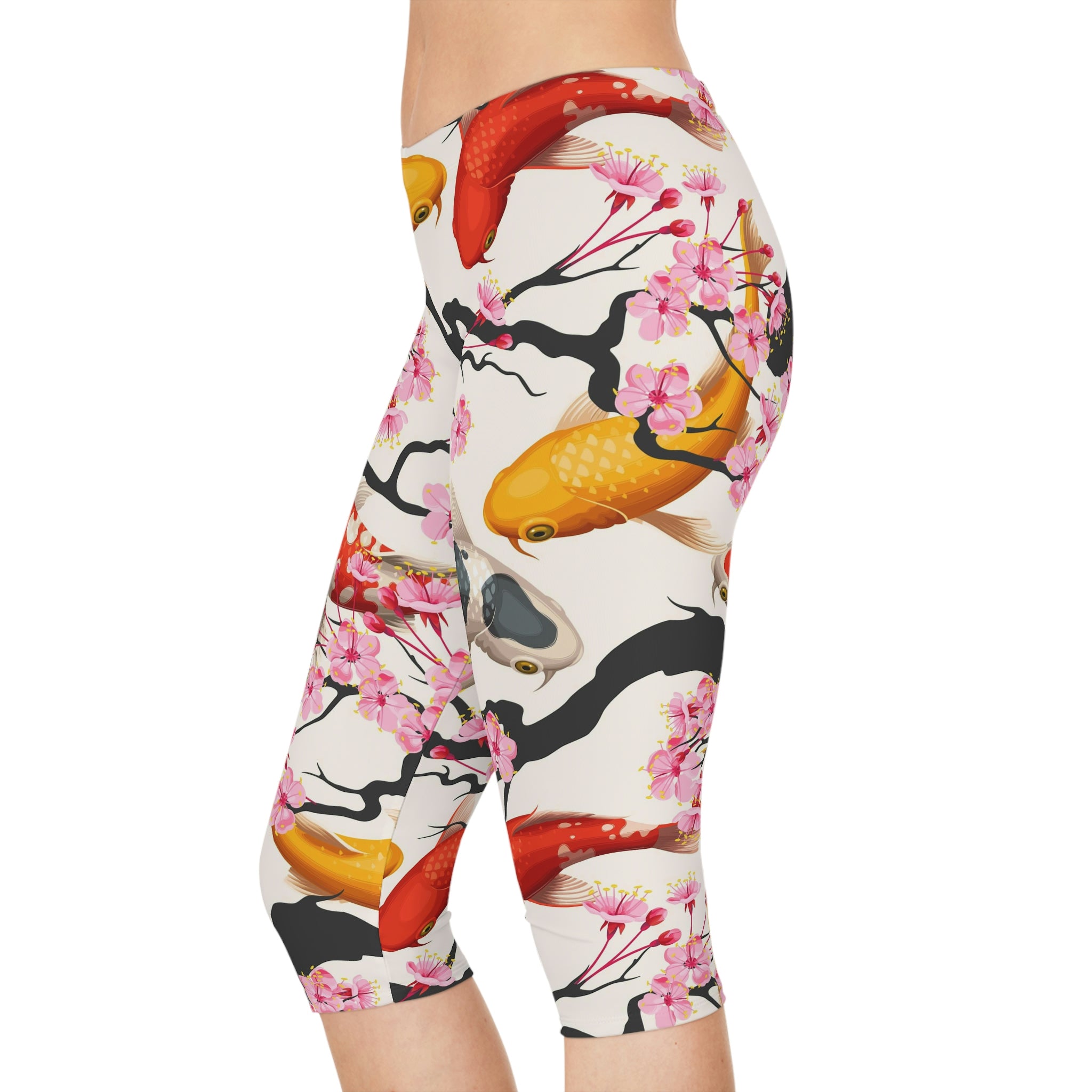 Koi Pond Capri Leggings